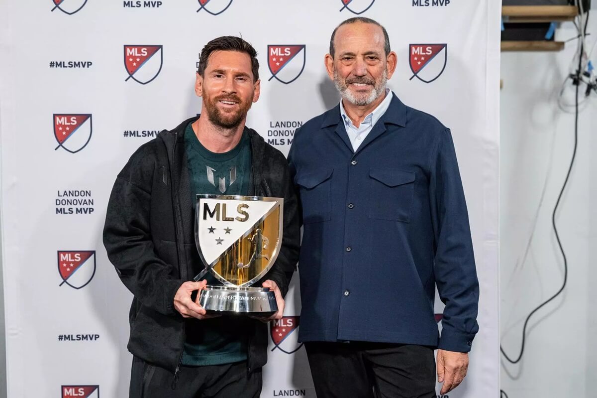 Messi với danh hiệu MVP ở giải MLS