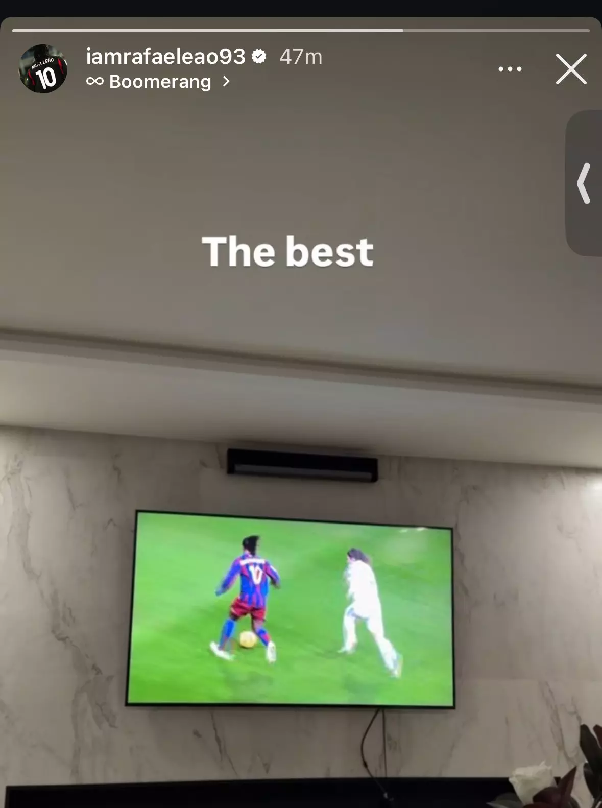 Leao idol Ronaldinho