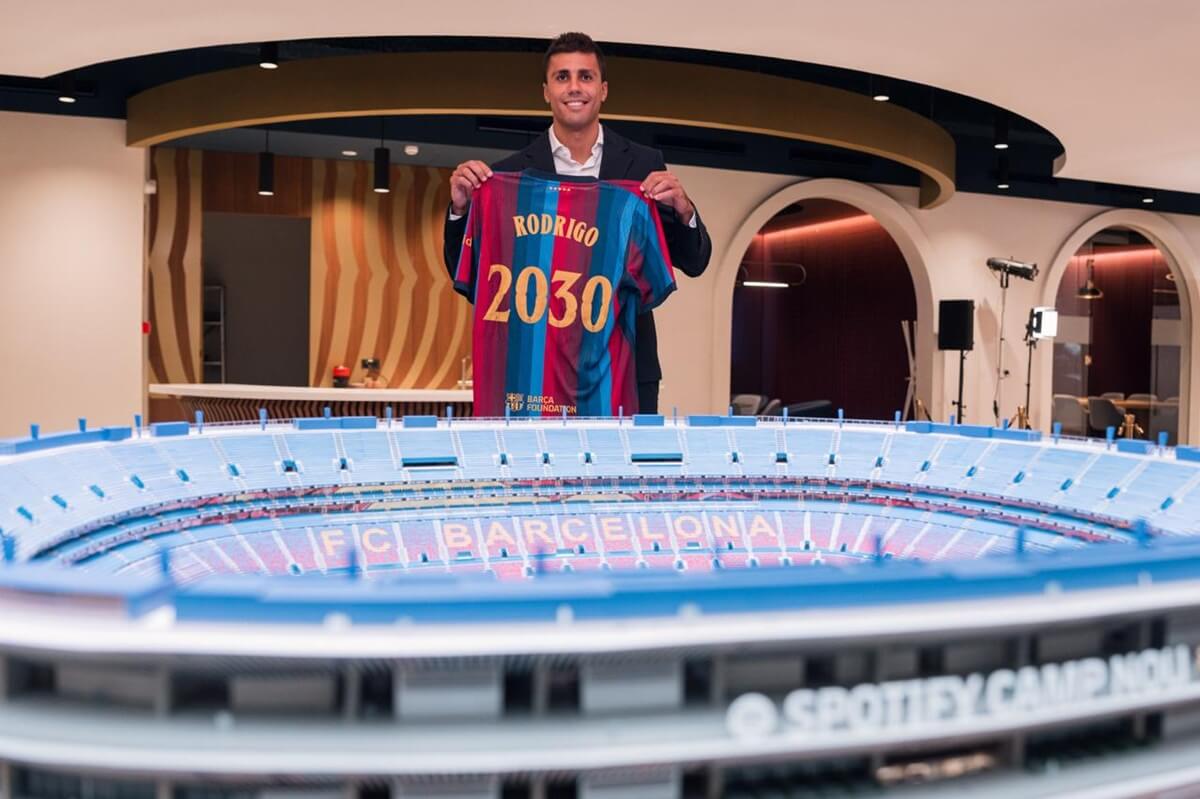 Rodri: "Barça là chân ái với phong cách của tôi"