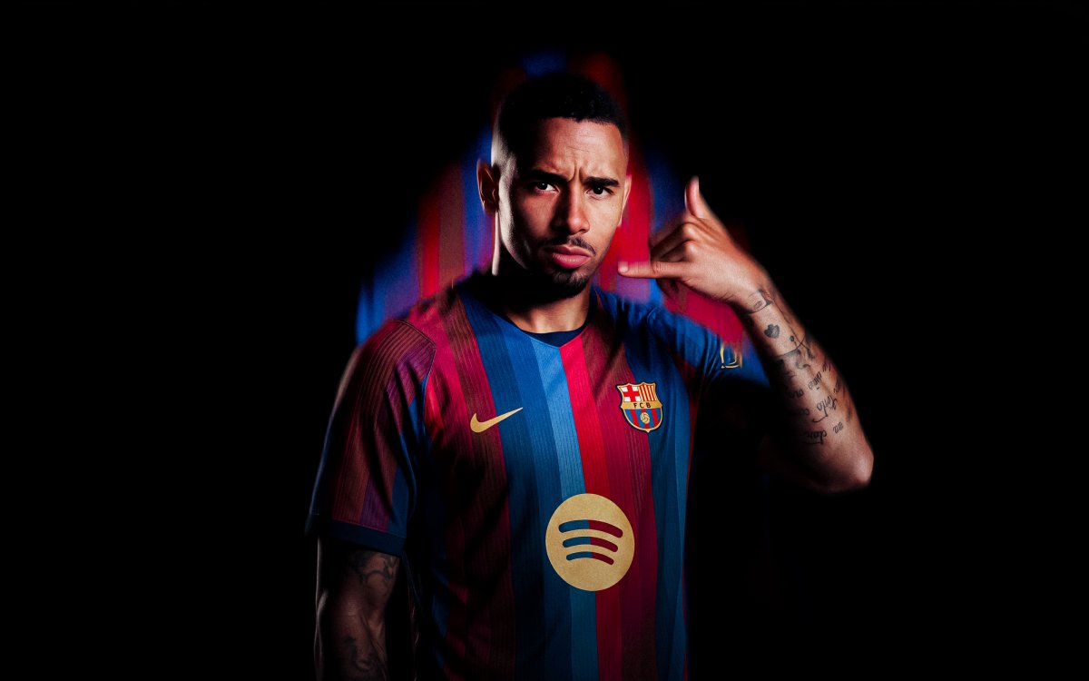 FC Barcelona chính thức hoàn tất chiêu mộ tiền đạo Gabriel Jesus từ Arsenal