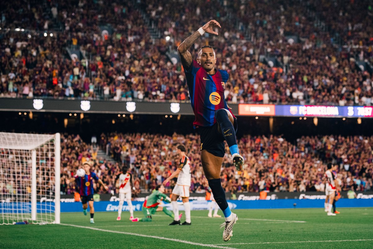 Raphinha thăng hoa rực rỡ: Dẫn đầu La Liga và tái lập kỷ lục của Messi
