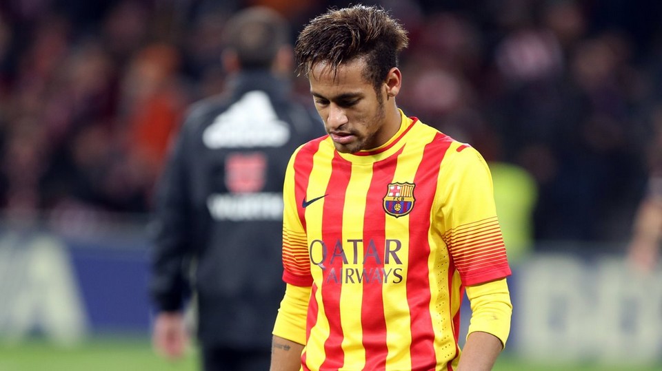 Neymar thất vọng khi thua Bilbao